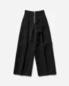 Jean Paul Gaultier Women S Crepe Pants In Black