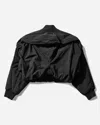 Jean Paul Gaultier Women S Hooded Bomber Jacket In Black