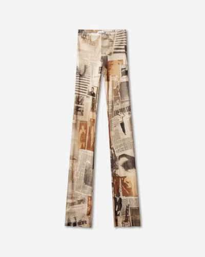 Jean Paul Gaultier Women S Journal Pants Ecru In Neutral