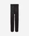 Jean Paul Gaultier Women S Logo Tights In Black