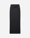 Jean Paul Gaultier Women S Long Garter Skirt Dark Navy In Blue