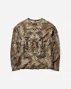 Jean Paul Gaultier Women S Oversized Médaillon Longsleeve Top Light Beige In Brown
