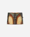 Jean Paul Gaultier Women S Re-edition Dots Skirt Orange In Multi