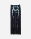 Jean Paul Gaultier Gonna Lunga Con Stampa Squeletor In Multicolor
