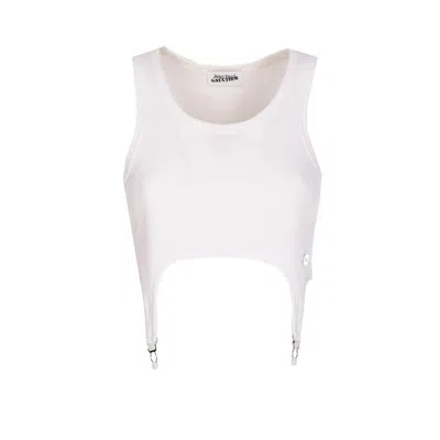 JEAN PAUL GAULTIER JEAN PAUL GAULTIER WOMEN THE WHITE GARTER BRA