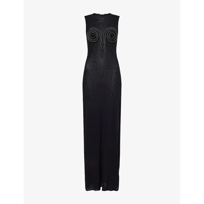 Jean Paul Gaultier Sleeveless Dress In Black