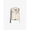 Jean Paul Gaultier Sheer Fabric Crew Neck Top In Ecru/black/red