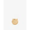 Jean Paul Gaultier Womens Gold The Champagne Brass Ring In Gold