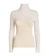 Jean Paul Gaultier Ribbed-knit Wool-blend Turtleneck Sweater