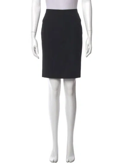 Pre-owned Jean Paul Gaultier Wool Knee-length Skirt In Black