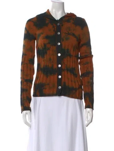 Pre-owned Jean Paul Gaultier Wool Printed Sweater In Brown