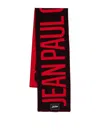 Jean Paul Gaultier Logo-print Scarf In Red
