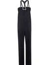 Jean Paul Gaultier Wool Tailored Overall With Suspender Clothing In Black