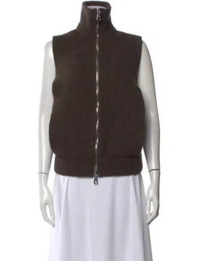 Pre-owned Jean Paul Gaultier Wool Turtleneck Sweater In Brown