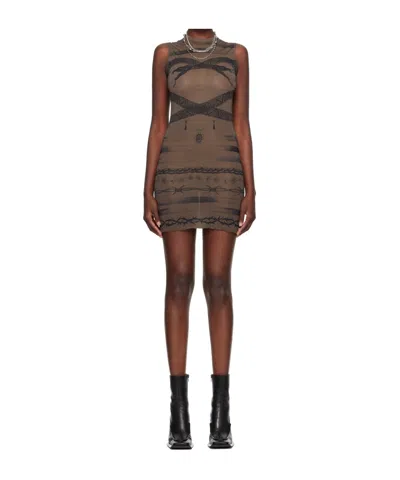 Jean Paul Gaultier X Knwls Collaboration Graphic Print Dress
