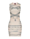 Jean Paul Gaultier X Knwls Woman Mini Dress Beige Size S Polyamide, Elastane In Beige
