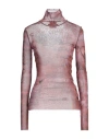 Jean Paul Gaultier X Knwls Woman T-shirt Brick Size S Polyamide In Red