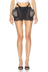 Jean Paul Gaultier Black Shayne Oliver Edition Miniskirt In Black