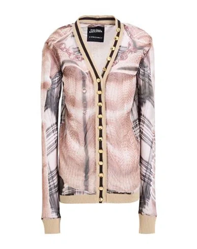 Jean Paul Gaultier X Yproject Jean Paul Gaultier X Y/project Woman Cardigan Camel Size 6 Polyamide In Multi