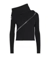 Jean Paul Gaultier Zip-detail High-neck Sweater