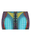 Jean Paul Gaultier Zip-up Dots-print Mini Skirt In Blue