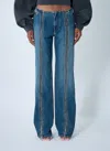 Jean Paul Gaultier Women Zip-up Jeans In Blue