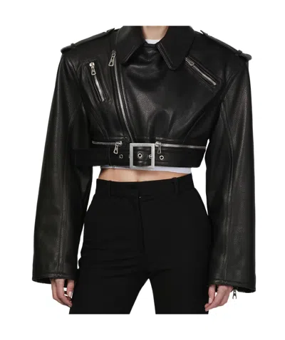 Jean Paul Gaultier Zipper Leather Jacket