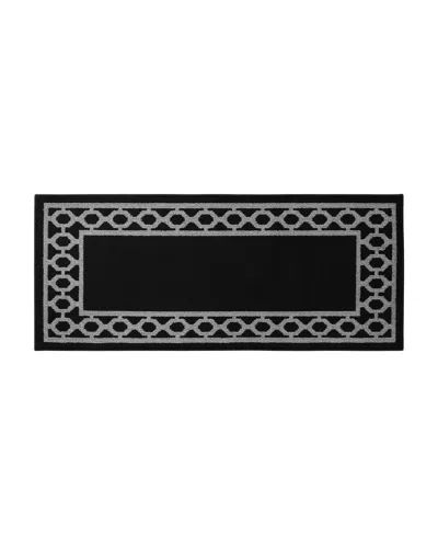 Jean Pierre Christine Trellis Border Tufted Runner Rug, 26" X 60"