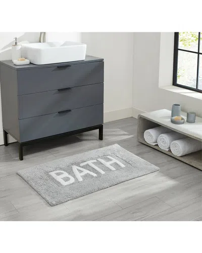 Jean Pierre New York Bath Bath Mat In Gray