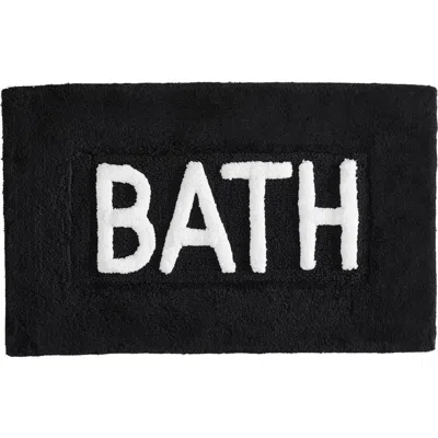 Jean Pierre New York Bath Mat In Black