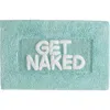 Jean Pierre New York Bet Naked Bath Mat In Blue