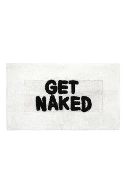 Jean Pierre New York Bet Naked Bath Mat In White