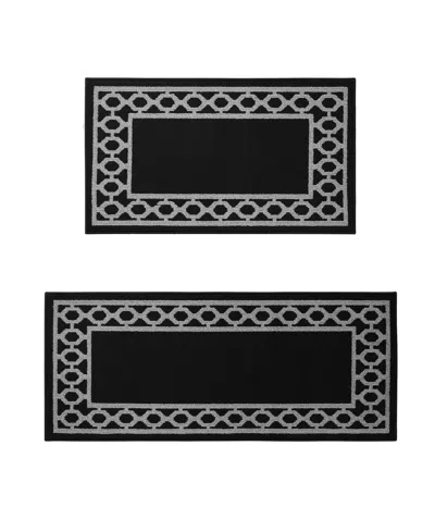 Jean Pierre New York Christine Trellis Border Tufted 2-pc. Runner Set In Multi