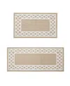 Jean Pierre New York Christine Trellis Border Tufted 2-pc. Runner Set