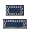 Jean Pierre New York Christine Trellis Border Tufted 2-pc. Runner Set