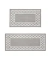 Jean Pierre New York Christine Trellis Border Tufted 2-pc. Runner Set