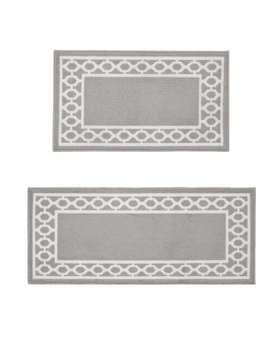 Jean Pierre New York Christine Trellis Border Tufted 2-pc. Runner Set In Multi