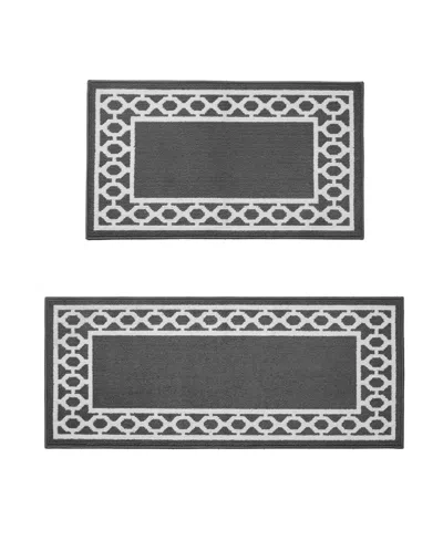 Jean Pierre New York Christine Trellis Border Tufted 2-pc. Runner Set In Multi