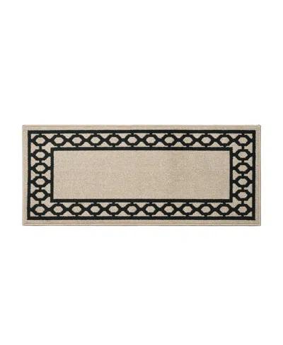 Jean Pierre New York Jean Pierre Christine Trellis Border Tufted Runner Rug, 26" X 60" In Multi