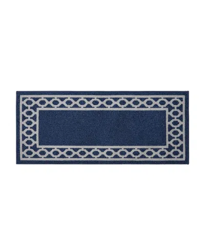 Jean Pierre New York Jean Pierre Christine Trellis Border Tufted Runner Rug, 26" X 60" In Multi