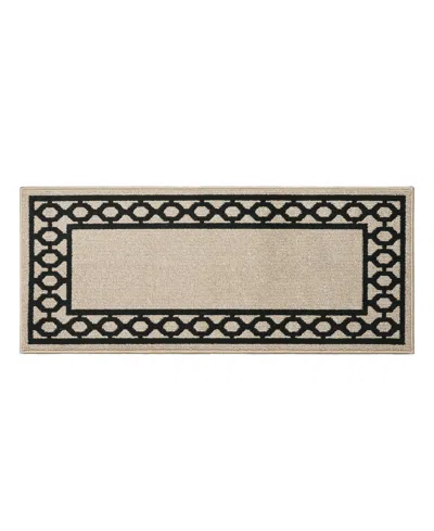 Jean Pierre New York Jean Pierre Christine Trellis Border Tufted Runner Rug, 26" X 72" In Multi
