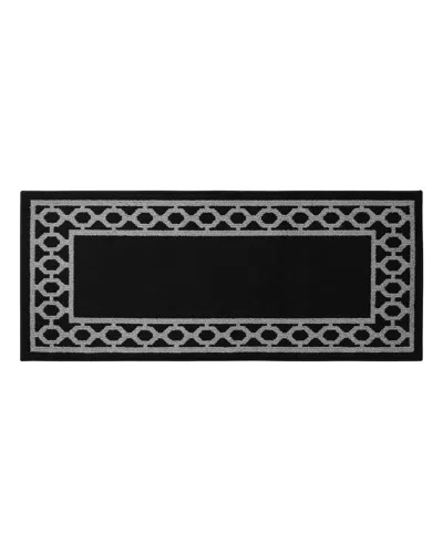Jean Pierre New York Jean Pierre Christine Trellis Border Tufted Runner Rug, 26" X 72" In Multi
