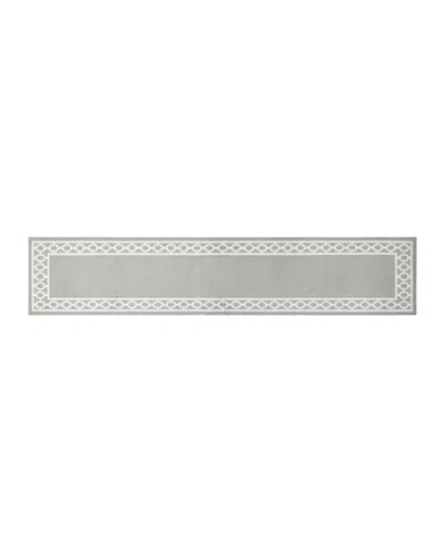 Jean Pierre New York Christine Trellis Border Tufted Runner Rug, 30" X 120"
