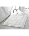 Jean Pierre New York Cotton Stonewash Racetrack Bath Rug Set