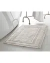 Jean Pierre New York Cotton Stonewash Racetrack Bath Rug Set