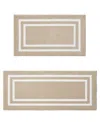 Jean Pierre New York Double Line Border Tufted 2-pc. Runner Rug Set