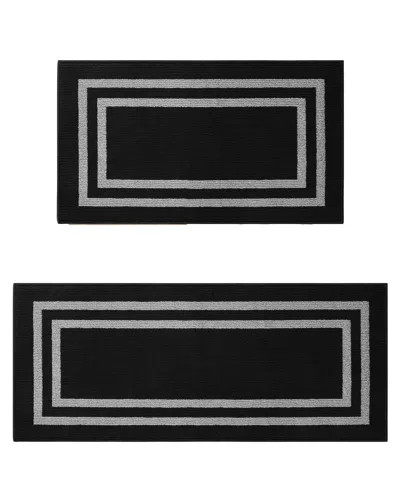 Jean Pierre New York Double Line Border Tufted 2-pc. Runner Rug Set