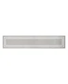 Jean Pierre New York Double Line Border Tufted Runner Rug, 30" X 120"