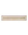 Jean Pierre New York Double Line Border Tufted Runner Rug, 30" X 144"