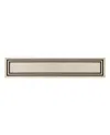 Jean Pierre New York Double Line Border Tufted Runner Rug, 30" X 144"